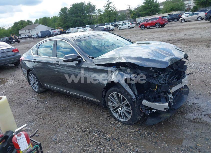 2018 Genesis G80 3.8 (VIN KMHGN4JE6JU255808) main photo