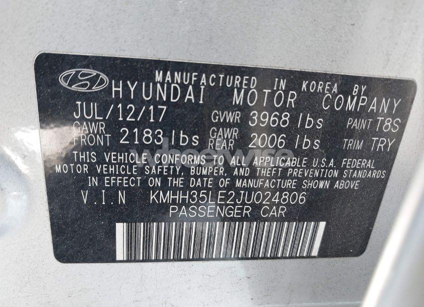 Photo 9 of 2018 Hyundai Elantra GT (VIN KMHH35LE2JU024806)