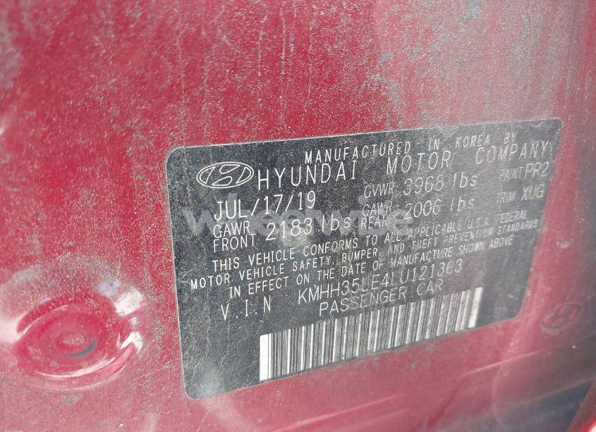 Photo 9 of 2020 Hyundai Elantra GT (VIN KMHH35LE4LU121363)