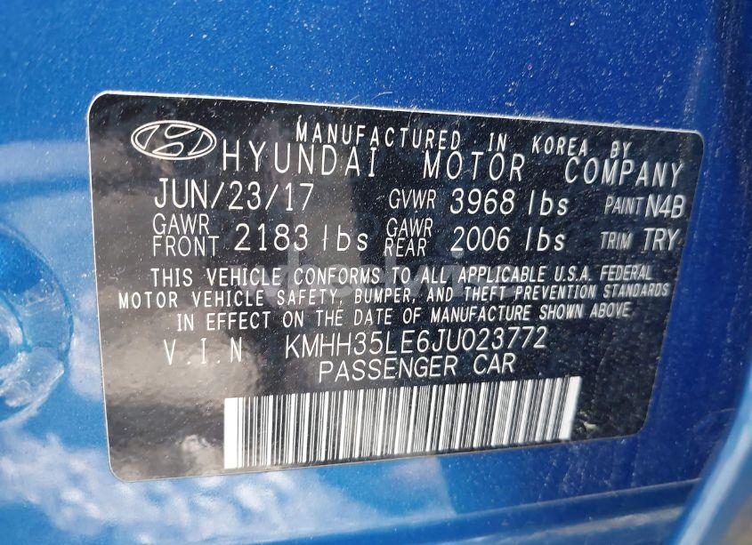 Photo 9 of 2018 Hyundai Elantra GT (VIN KMHH35LE6JU023772)