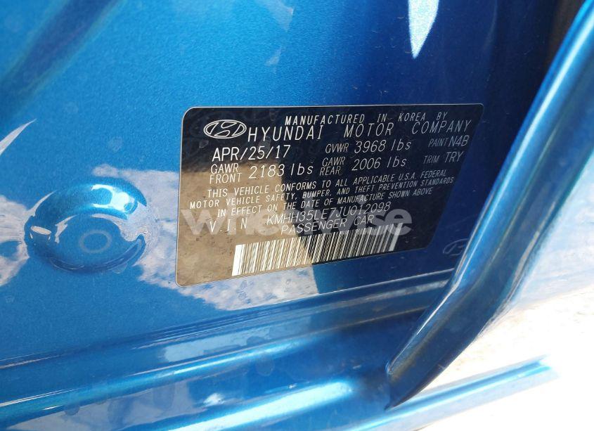 Photo 9 of 2018 Hyundai Elantra GT (VIN KMHH35LE7JU012098)