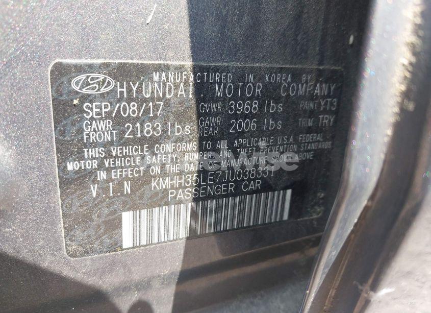 Photo 9 of 2018 Hyundai Elantra GT (VIN KMHH35LE7JU038331)