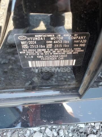 2024 HYUNDAI SONATA SEL (VIN KMHL14JA0RA414603) main photo