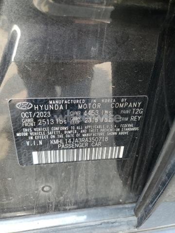 Photo 6 of 2024 HYUNDAI SONATA SEL (VIN KMHL14JA3RA350718)