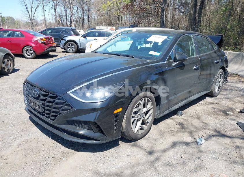 Photo 2 of 2021 Hyundai Sonata SEL (VIN KMHL14JAXMA160391)