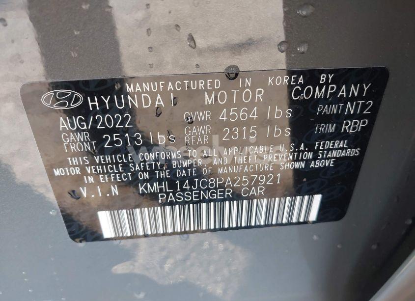 Photo 9 of 2023 Hyundai Sonata N LINE (VIN KMHL14JC8PA257921)