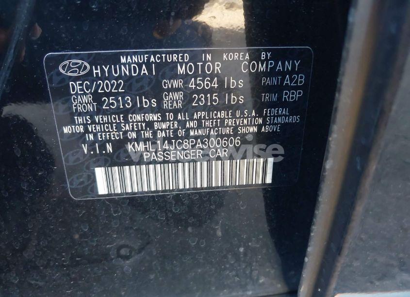 Photo 9 of 2023 Hyundai Sonata N LINE (VIN KMHL14JC8PA300606)
