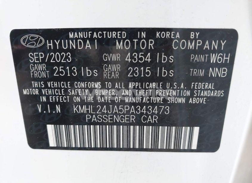 Photo 9 of 2023 Hyundai Sonata SE (VIN KMHL24JA5PA343473)