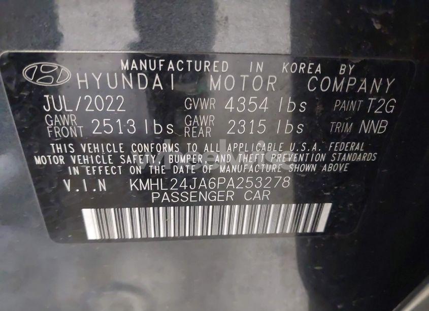 Photo 9 of 2023 Hyundai Sonata SE (VIN KMHL24JA6PA253278)