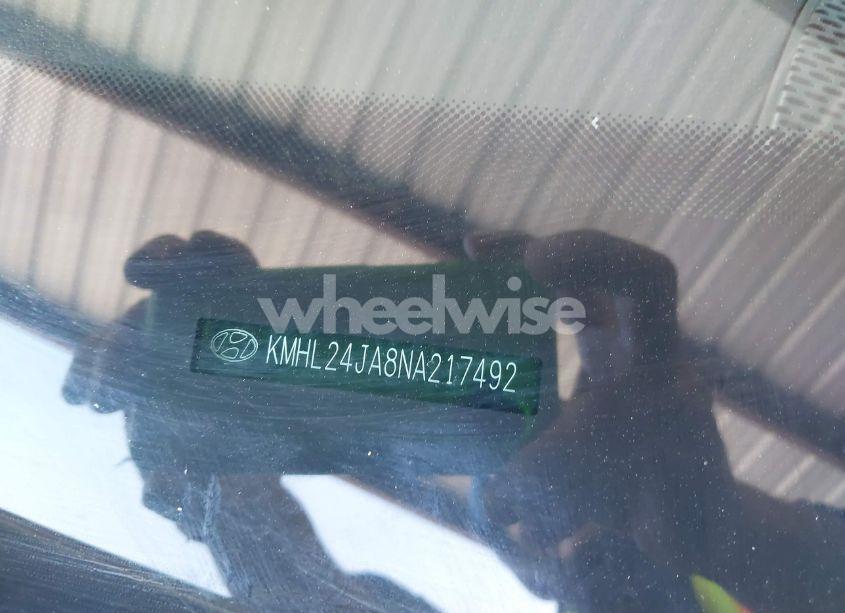 Photo 9 of 2022 Hyundai Sonata SE (VIN KMHL24JA8NA217492)