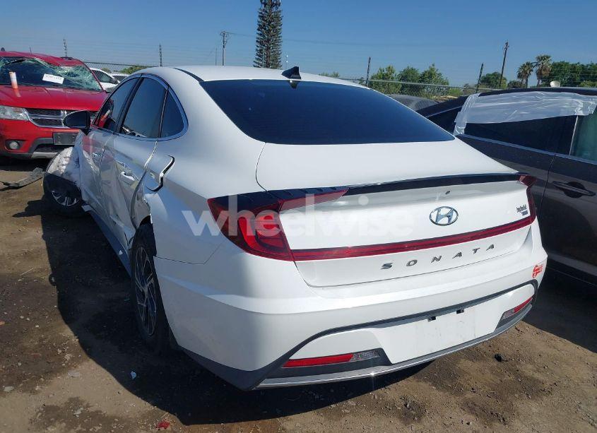Photo 3 of 2021 Hyundai Sonata BLUE (VIN KMHL24JJ2MA033437)