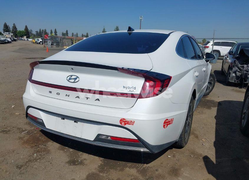 Photo 4 of 2021 Hyundai Sonata BLUE (VIN KMHL24JJ2MA033437)
