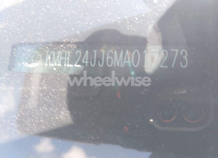 Photo 9 of 2021 Hyundai Sonata BLUE (VIN KMHL24JJ6MA017273)