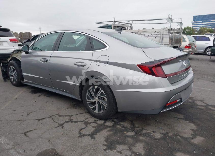 Photo 3 of 2021 Hyundai Sonata BLUE (VIN KMHL24JJ6MA023753)