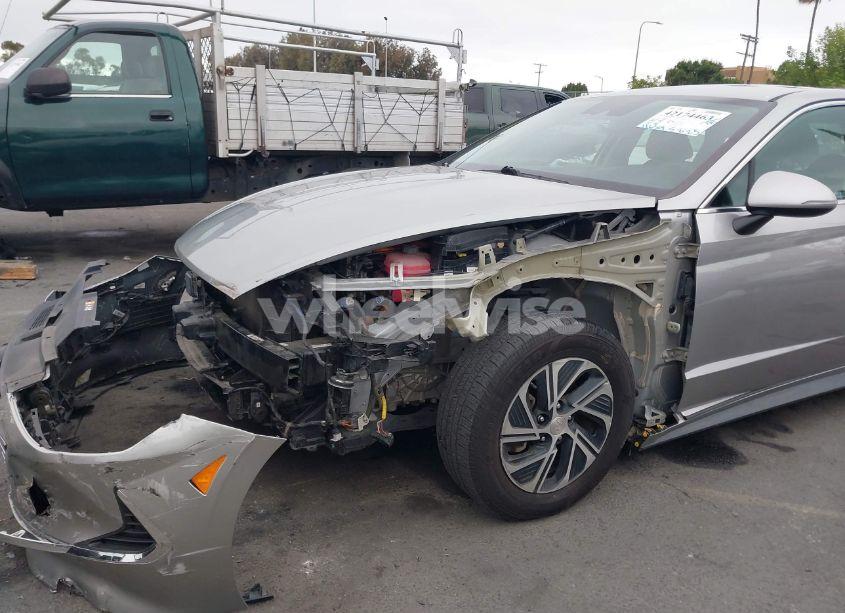 Photo 6 of 2021 Hyundai Sonata BLUE (VIN KMHL24JJ6MA023753)