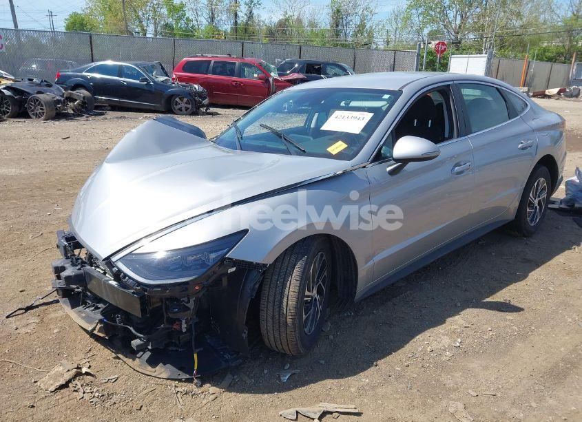 Photo 2 of 2023 Hyundai Sonata HYBRID BLUE (VIN KMHL24JJ6PA060242)