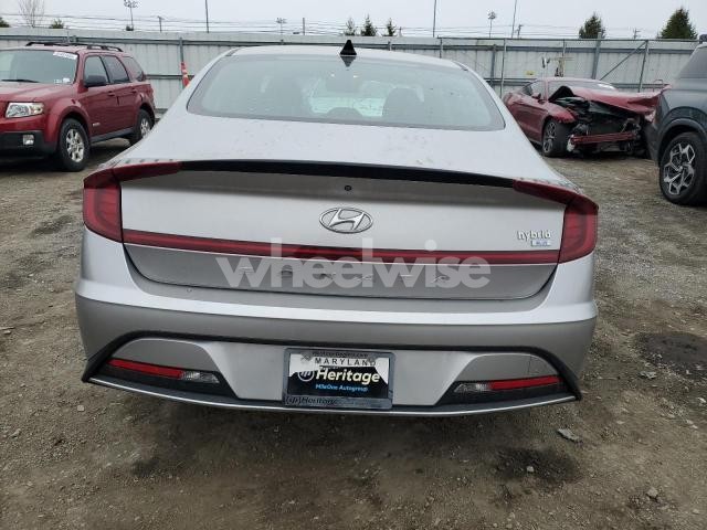 Photo 12 of 2021 HYUNDAI SONATA HYBRID (VIN KMHL24JJ8MA033815)