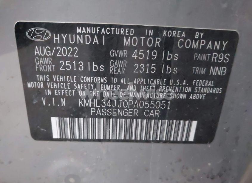 Photo 9 of 2023 Hyundai Sonata HYBRID SEL (VIN KMHL34JJ0PA055051)