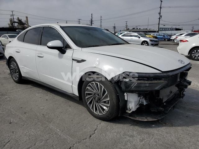 Photo 12 of 2024 HYUNDAI SONATA HYBRID (VIN KMHL34JJ0RA100606)