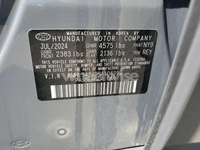 Photo 7 of 2025 HYUNDAI SONATA HYBRID (VIN KMHL34JJ0SA104399)