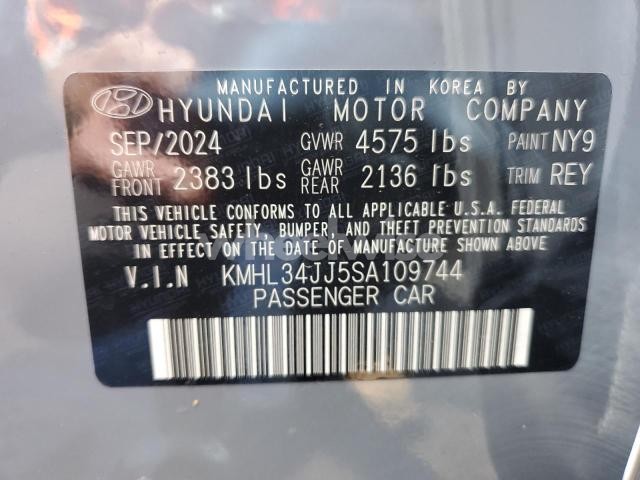 Photo 5 of 2025 HYUNDAI SONATA HYBRID (VIN KMHL34JJ5SA109744)