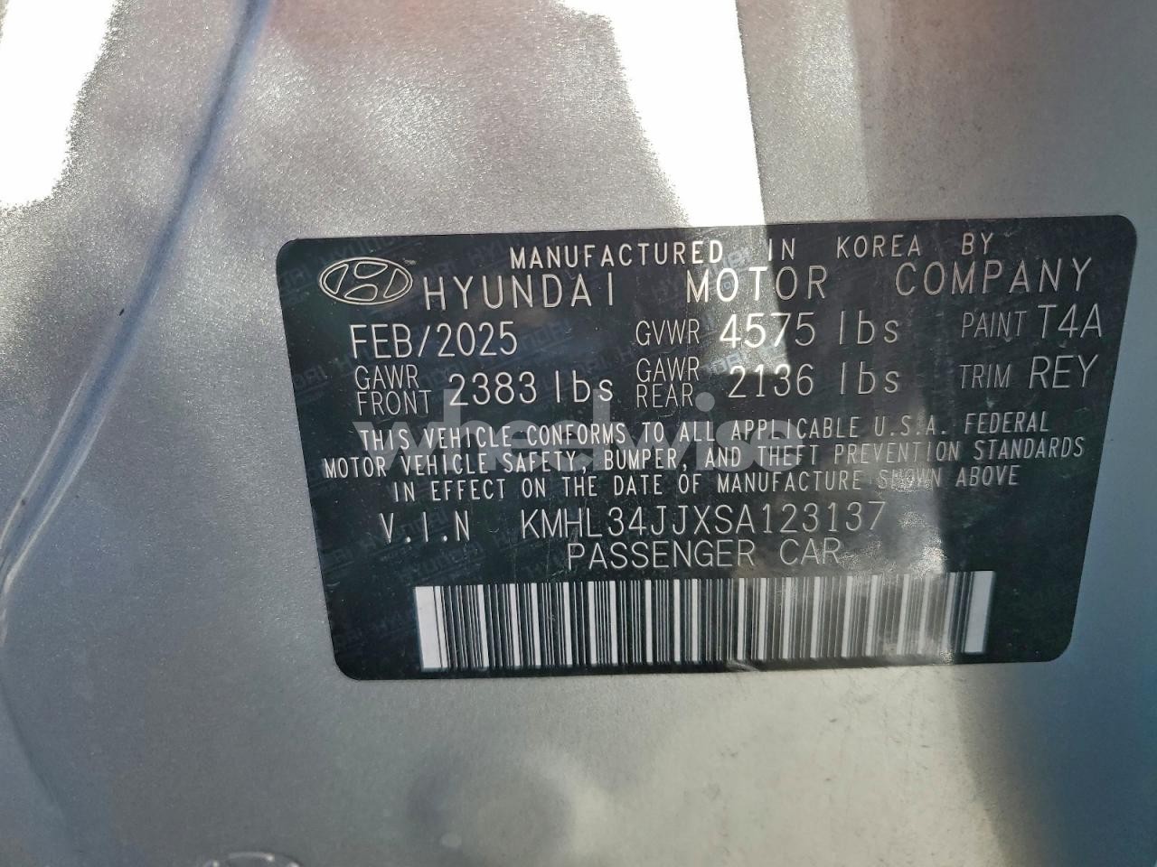 Photo 13 of 2025 HYUNDAI SONATA HYBRID (VIN KMHL34JJXSA123137)