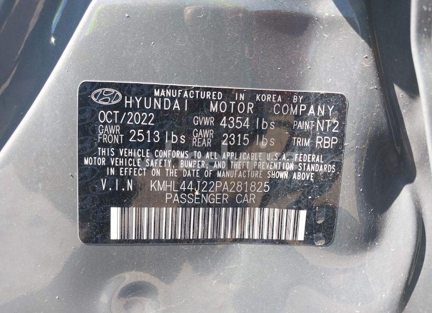 Photo 9 of 2023 Hyundai Sonata SEL PLUS (VIN KMHL44J22PA281825)