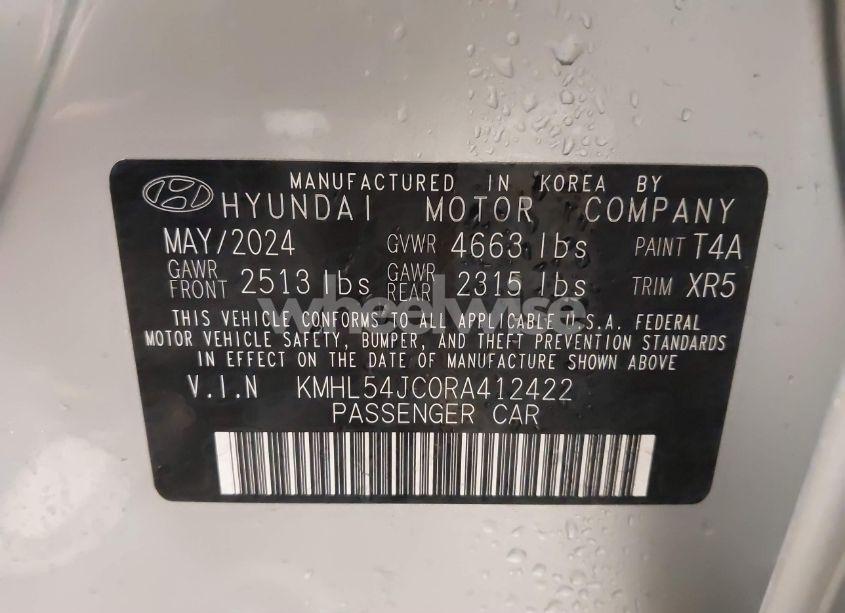 Photo 9 of 2024 Hyundai Sonata N LINE (VIN KMHL54JC0RA412422)