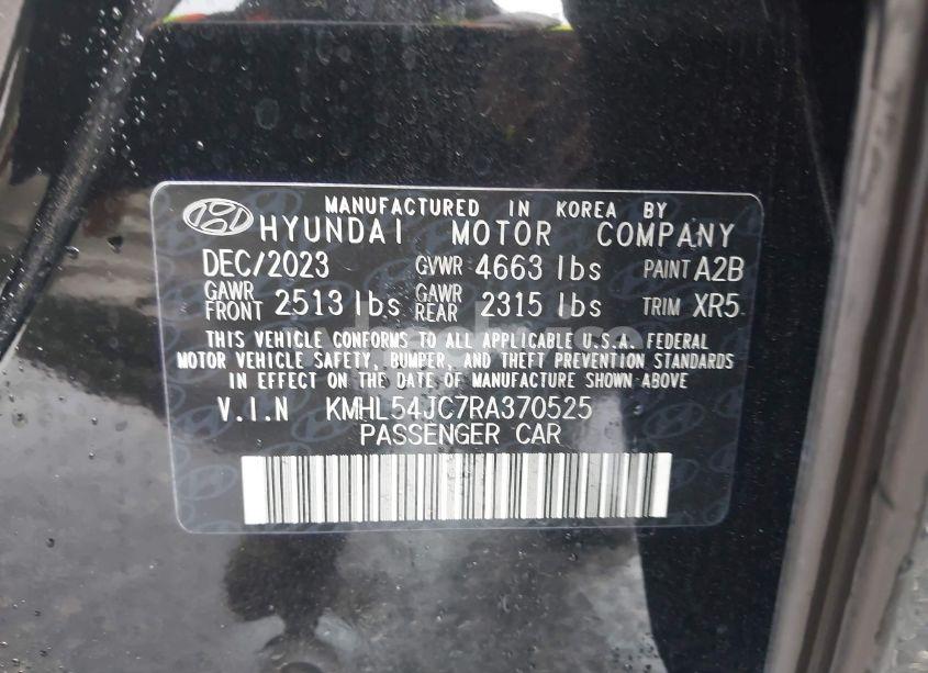 Photo 9 of 2024 Hyundai Sonata N LINE (VIN KMHL54JC7RA370525)