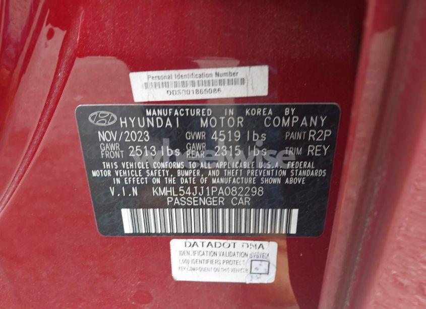 Photo 9 of 2023 Hyundai Sonata HYBRID LIMITED (VIN KMHL54JJ1PA082298)