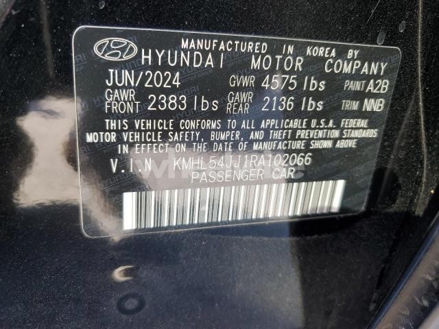 Photo 12 of 2024 HYUNDAI SONATA HYBRID (VIN KMHL54JJ1RA102066)