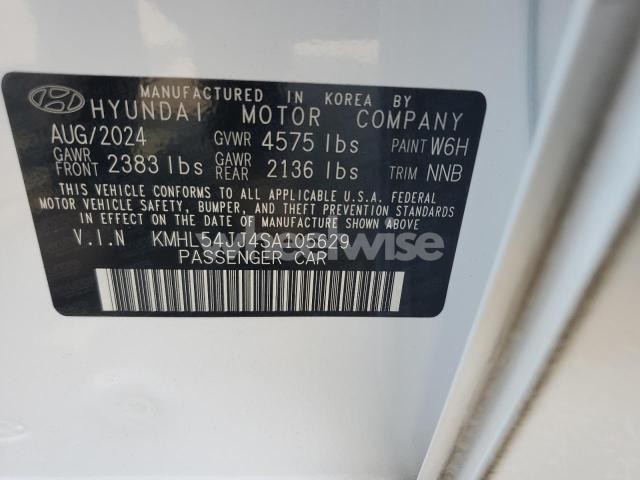 Photo 9 of 2025 HYUNDAI SONATA HYBRID (VIN KMHL54JJ4SA105629)