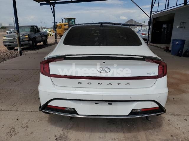 Photo 2 of 2021 HYUNDAI SONATA HYBRID (VIN KMHL54JJ7MA022764)