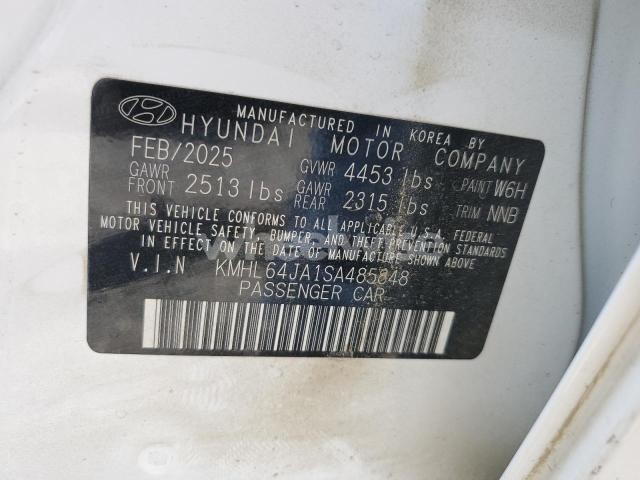 2025 HYUNDAI SONATA SEL (VIN KMHL64JA1SA485848) main photo