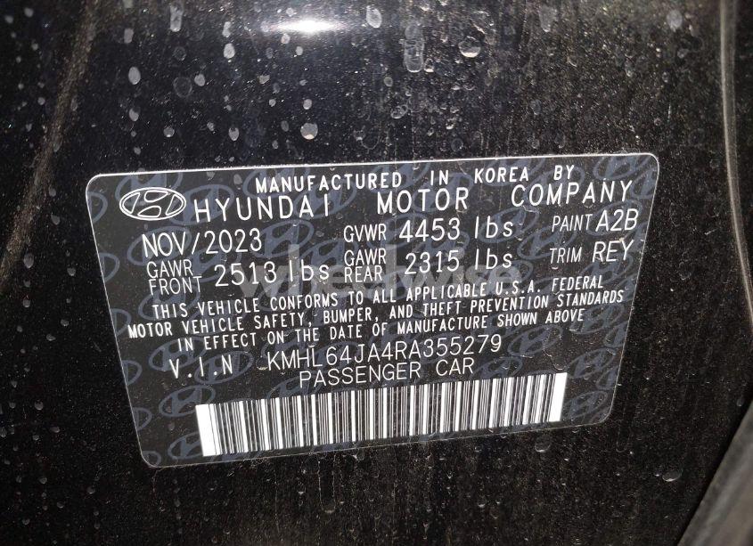 Photo 9 of 2024 Hyundai Sonata SEL (VIN KMHL64JA4RA355279)