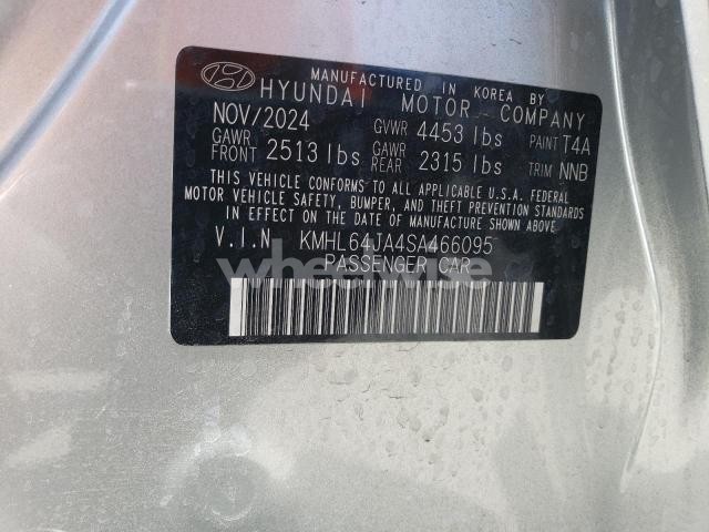 Photo 6 of 2025 HYUNDAI SONATA SEL (VIN KMHL64JA4SA466095)