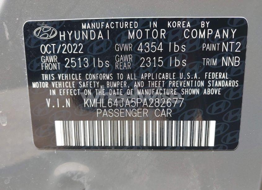 Photo 9 of 2023 Hyundai Sonata SEL (VIN KMHL64JA5PA282677)