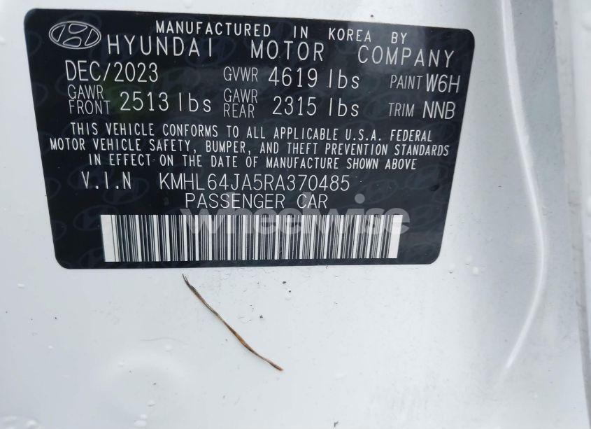 Photo 9 of 2024 Hyundai Sonata SEL (VIN KMHL64JA5RA370485)