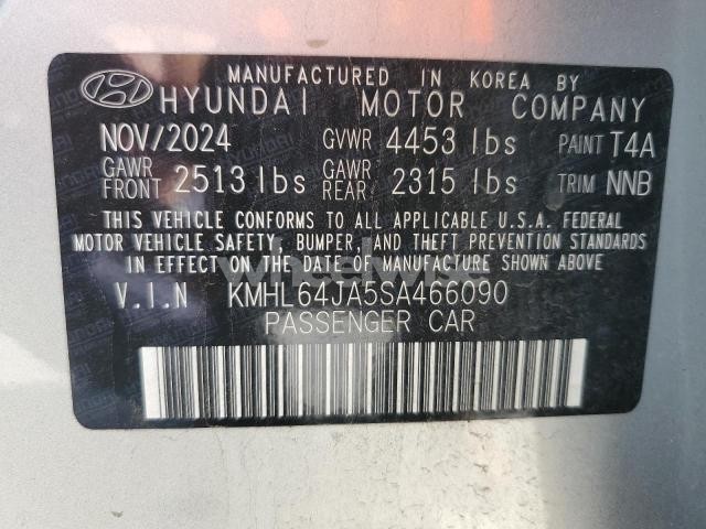 Photo 10 of 2025 HYUNDAI SONATA SEL (VIN KMHL64JA5SA466090)