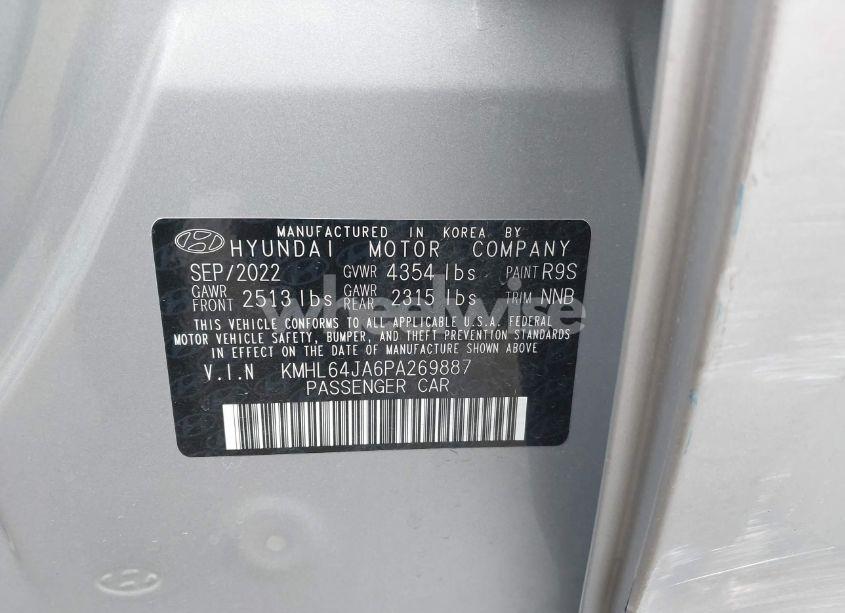 Photo 9 of 2023 Hyundai Sonata SEL (VIN KMHL64JA6PA269887)