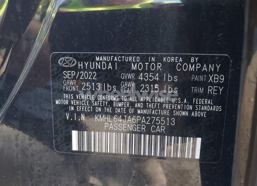 Photo 9 of 2023 Hyundai Sonata SEL (VIN KMHL64JA6PA275513)