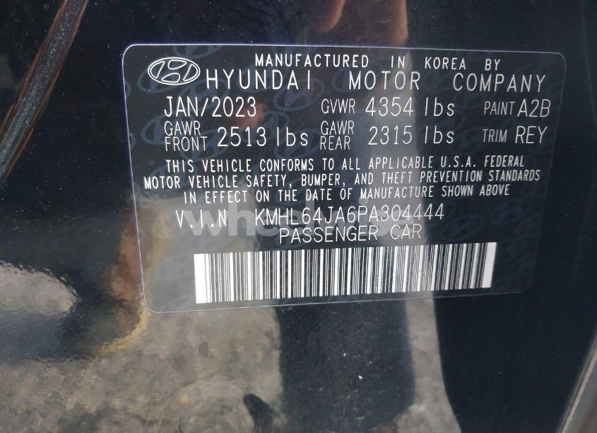 Photo 9 of 2023 Hyundai Sonata SEL (VIN KMHL64JA6PA304444)