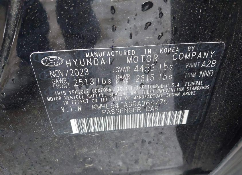 Photo 9 of 2024 Hyundai Sonata SEL (VIN KMHL64JA6RA364775)