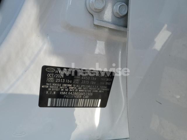 2025 HYUNDAI SONATA SEL (VIN KMHL64JA6SA451906) main photo