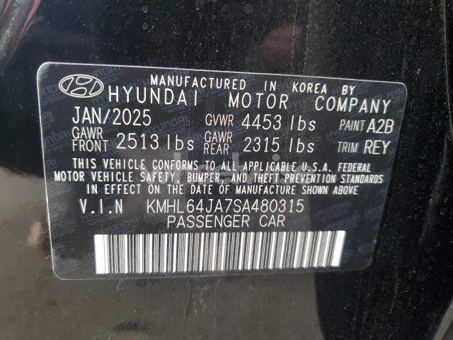 Photo 3 of 2025 HYUNDAI SONATA SEL (VIN KMHL64JA7SA480315)