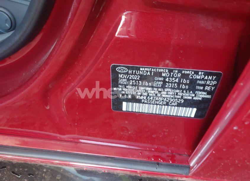 Photo 9 of 2023 Hyundai Sonata SEL (VIN KMHL64JA8PA290529)