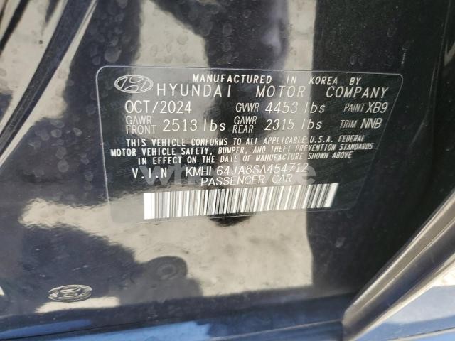 Photo 12 of 2025 HYUNDAI SONATA SEL (VIN KMHL64JA8SA454712)