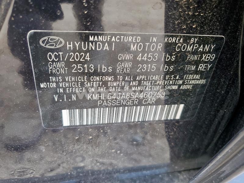 Photo 13 of 2025 HYUNDAI SONATA SEL (VIN KMHL64JA8SA460753)