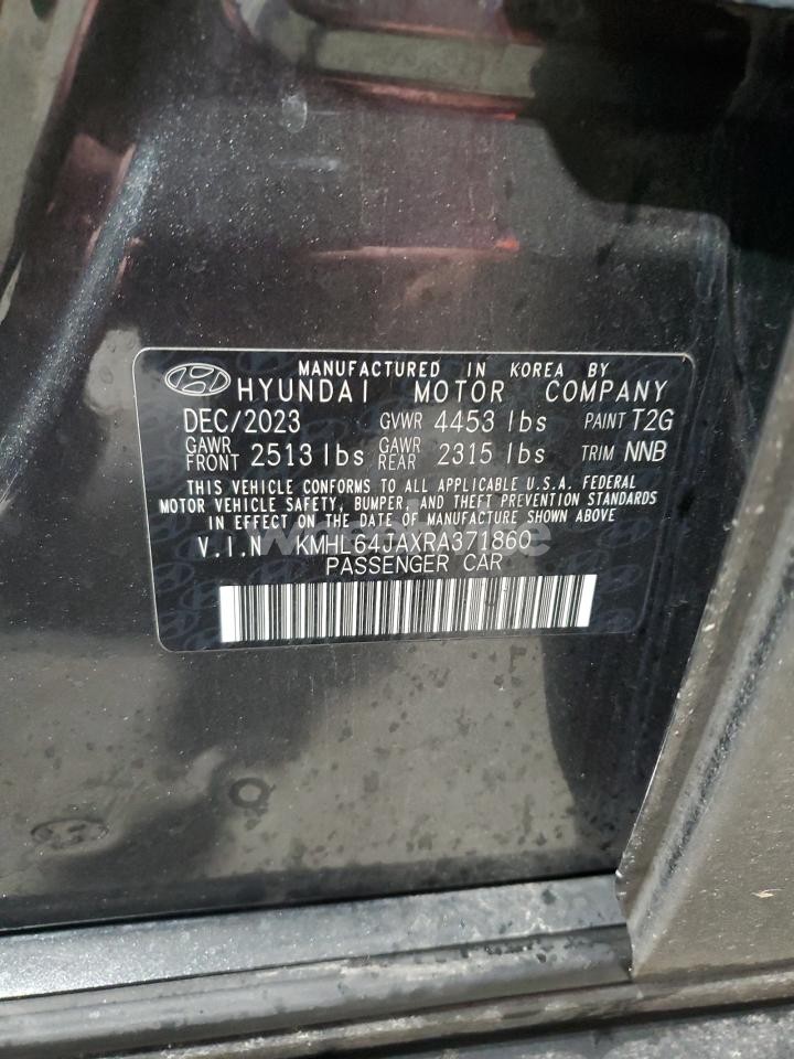 Photo 12 of 2024 HYUNDAI SONATA SEL (VIN KMHL64JAXRA371860)