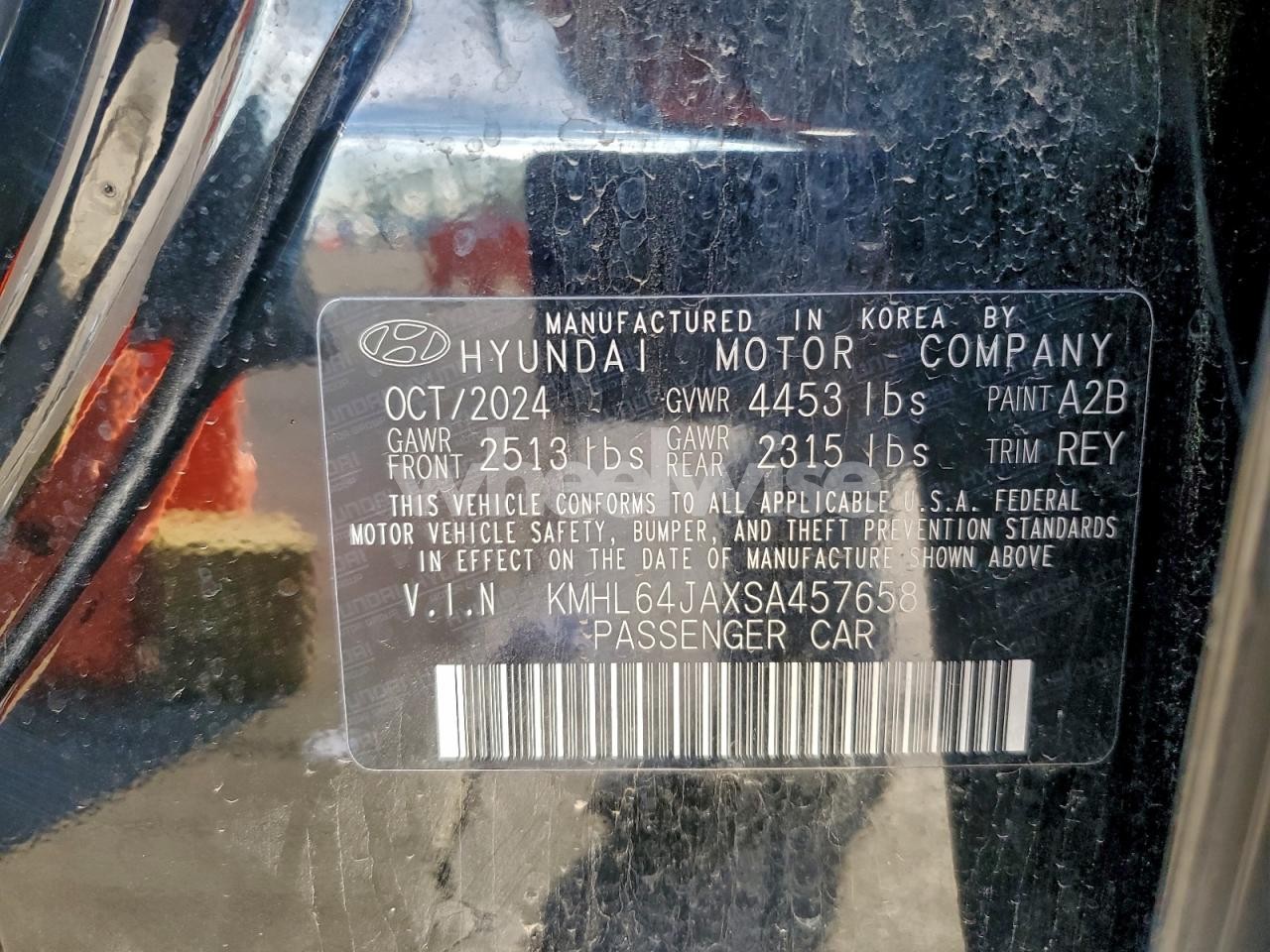 Photo 13 of 2025 HYUNDAI SONATA SEL (VIN KMHL64JAXSA457658)